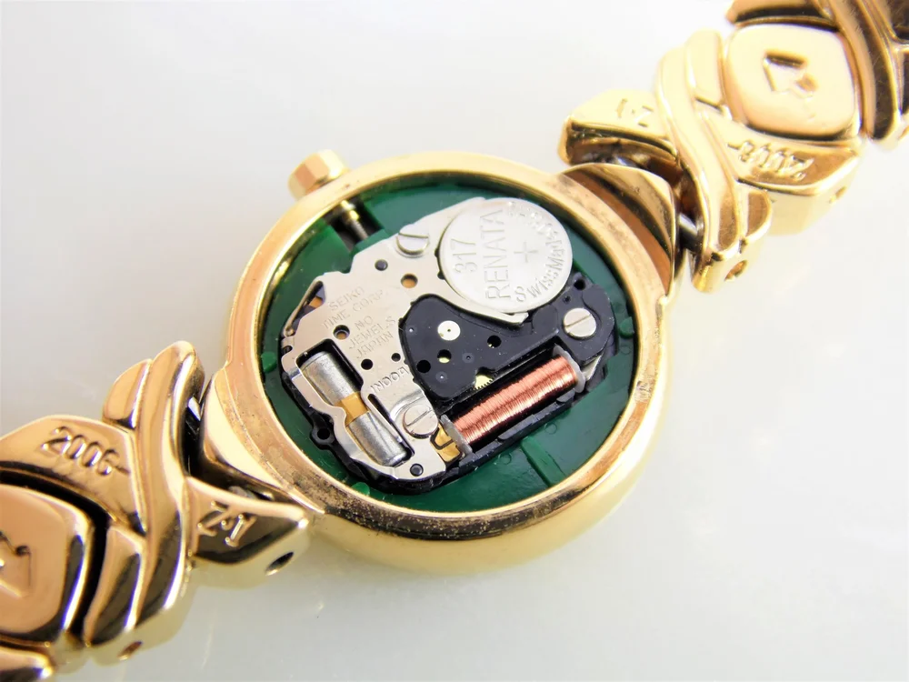激レア セイコー LASSALE ゴールド 腕時計 ノーチラス風 OH済み Rare Vintage Womens Ladies Gold Genuine Authentic Lassale CZG102